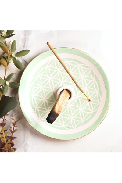 Mitr Yeşil Yaşam Ağacı El Yapımı Palo Santo Tütsülük (ağaç Tütsülük)