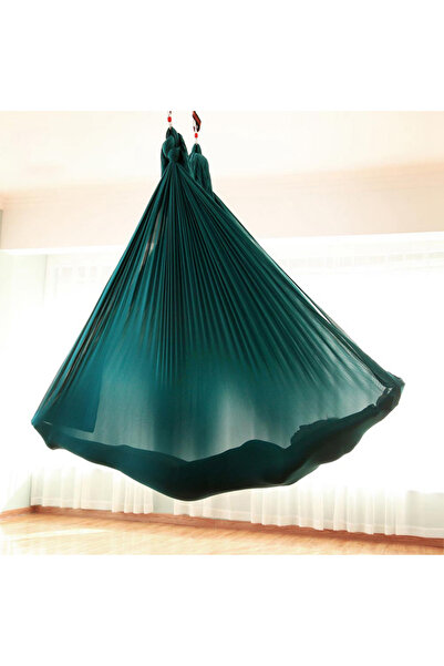 SWISS Fly Yoga Hamak Antigravity Profesyonel Salon Tipi (PETROL MAVİ)