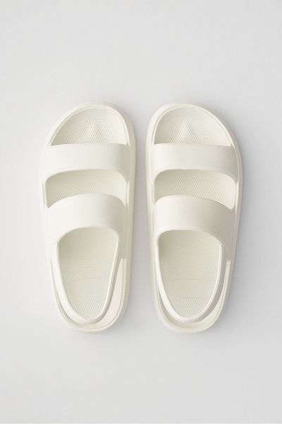 OZYO Masai White Double Band Eva Beach Daily Summer Sandals Slippers