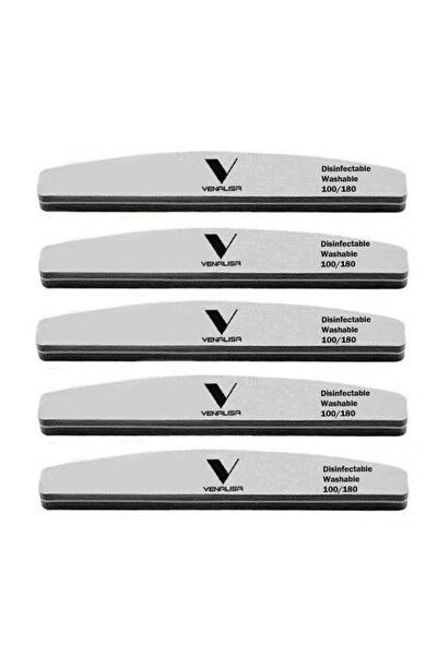 Venalisa Gri 5 Adet 100/180 Tırnak Buffer Renkli Bafır