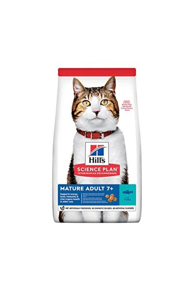 Hill's SCIENCE PLAN Mature +7 Ton Balıklı Yaşlı Kedi Maması 1,5 kg
