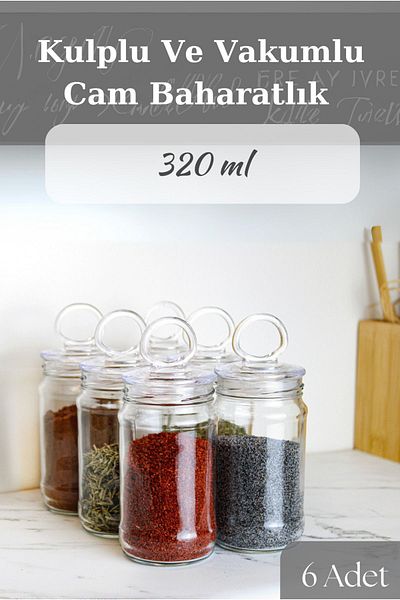 Serin Bardak 6 Pieces Vacuum Glass Spice Set