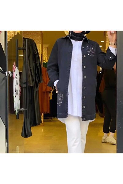 AK سترة الحجاب الدنيم - المرأة