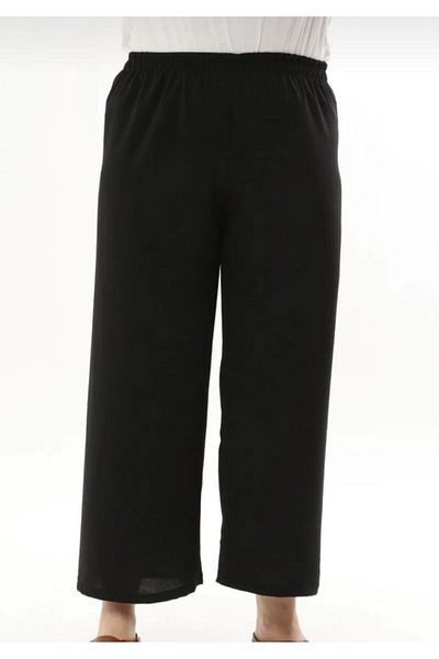 CNG MODA Linen Woven Plus Size Trousers