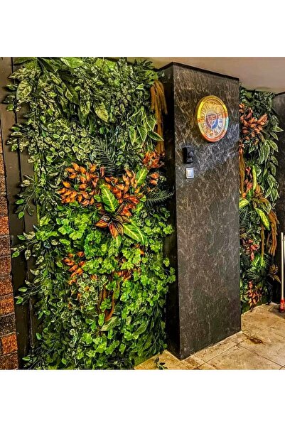 BotanikBahçem Yapay Dikey*yatay Bahçe Uygulaması 3 M2 Tavan - Duvar Çiçek Bit...