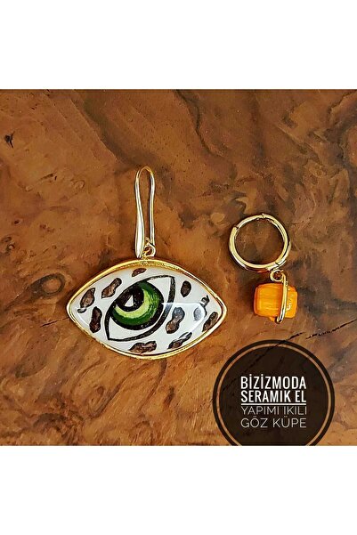 bizizmoda أقراط زجاجية مطلية بالذهب من خرز الطابق السفلي أقراط سيراميك مورانو