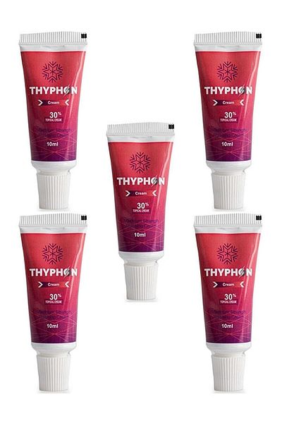 thyphon Relaxing Mesotherapy Cream - Filler, Permanent Makeup, Prp, Dermaroller - 10ml 5 Pieces