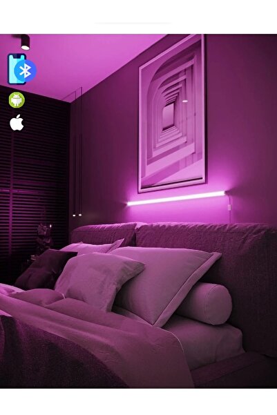 ÖZER LİGHT Mobil Kontrollü Bluetooth Rgb Led Bar 120 Cm