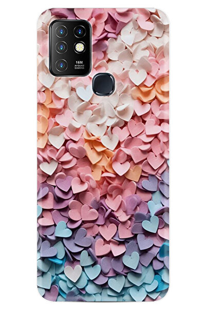 INFINIX Hot 10 Kılıf Desenli Baskılı Silikon Sugar Love STK:31