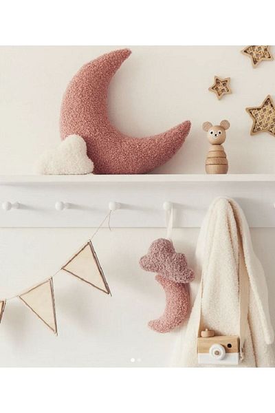 sevaradekor Teddy Buklet Moon Moon Perna Roz Midi Marime