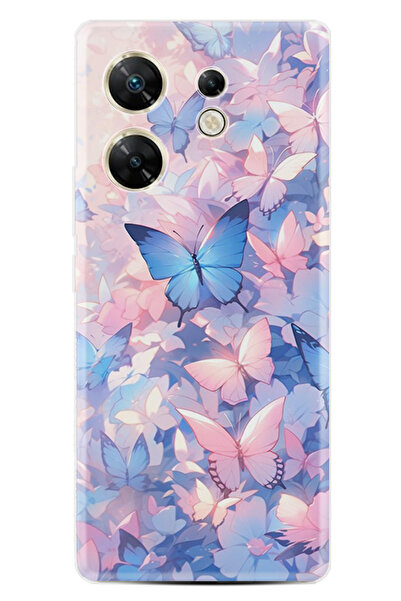 INFINIX Zero 30 4G Kılıf Desenli Baskılı Silikon Butterflys STK:42
