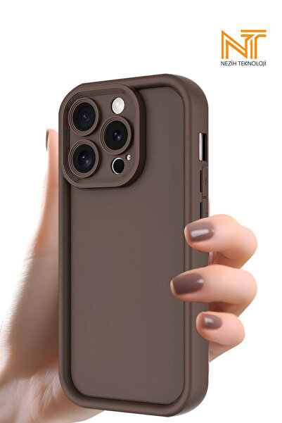 Nezih Case Apple iPhone 15 Pro Max Uyumlu Kamera Korumalı Parlak Stil Tasarım...