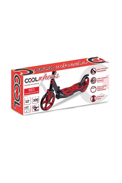 Furkan Toys Red Cool Wheels Foldable Scooter - 12+100kg FR59236