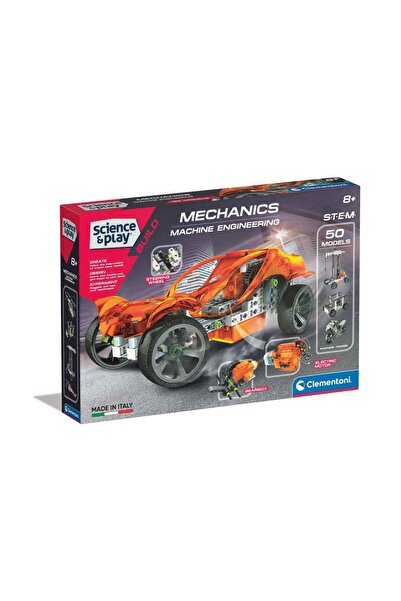 CLEMENTONI Science & Play (Mechanics Laboratory)- Racing Car Building Toy- Build 50 Different Models