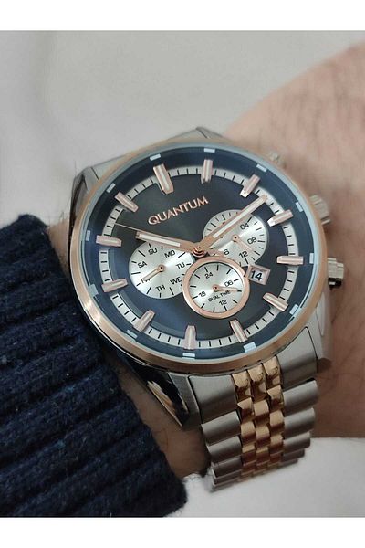 Quantum Pwg987 Steel Cord Men's Wristwatch Function 1730