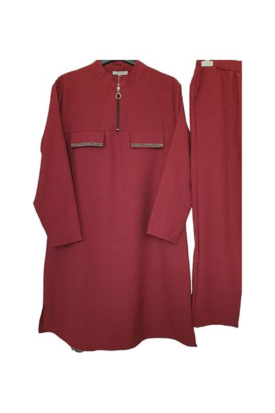 GGMM Σετ με φερμουάρ Judge Collar Tunic και παντελόνι με σχέδιο
