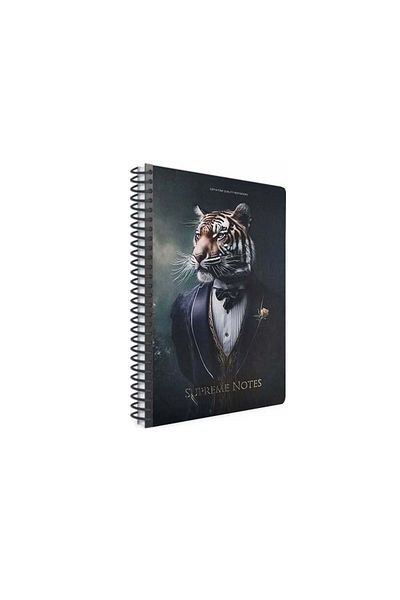 Gıpta Supreme Spiral Tiger Hard Cover 120 Sheets 17*24 Lined Notebook