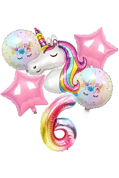 DÜVENCİ TİCARET Çıtıpıtıstore Unicorn Doğum Günü Dekorasyonu