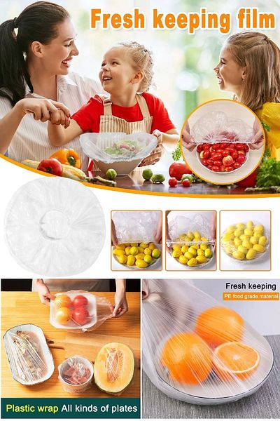 MİS KİTCHEN 200 Pieces of Practical Freshness - Protecting Pot and Plate Cap
