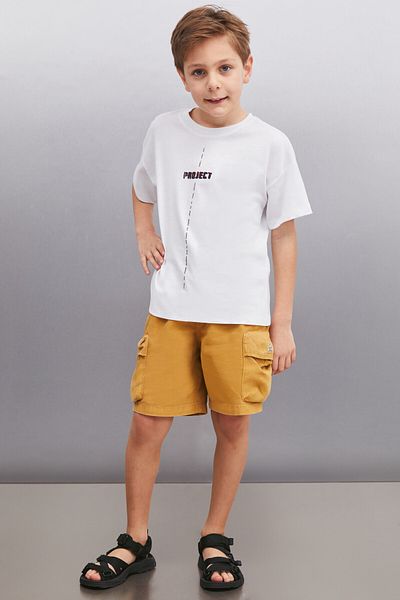 GRIMELANGE White T-Shirt - Men