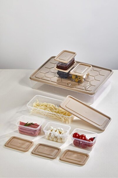 Ecolux 16 Piece Storage Container Breakfast Set Organizer Refrigerator Organizer Special Design