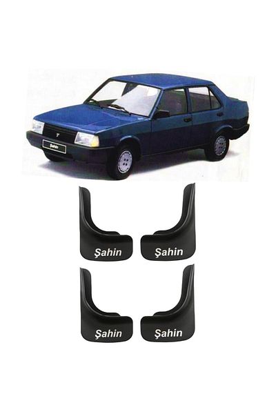 YeniDünyaOto Tofaş Şahin Compatible 4-Piece Front Rear Set Mudflap Fender Dust Cover TFS1UX903