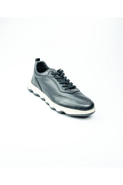 MARCOMEN 20414 Model Black Leather Men's Casual Shoes