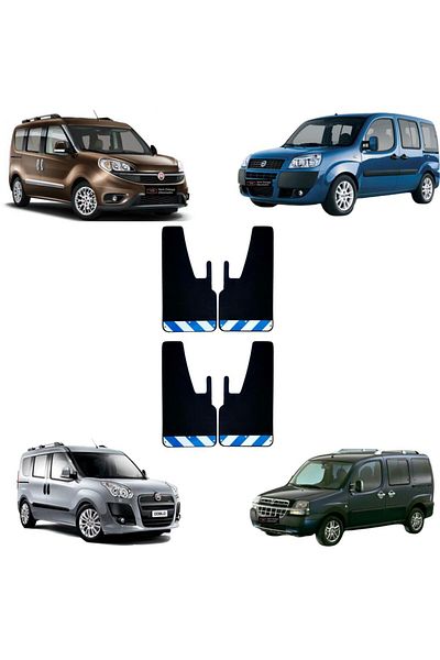 Yeni Dünya Fiat Doblo Blue-White Highlighter 4-Piece Mudguard Fender Dust Cover FIA0FX02103