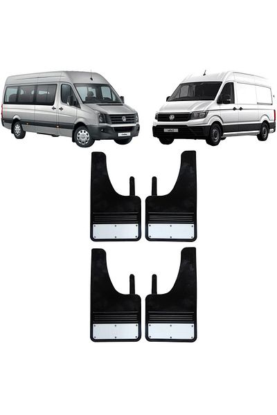 YeniDünyaOto Volkswagen Crafter Minibus/panelvan Compatible 4-Piece Mudguard Fender Dust Cover Vw0px031