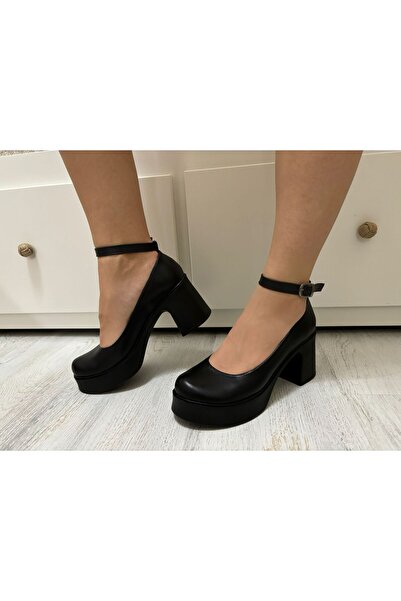 Kesim Shoes Genuine Leather Women's Heeled Shoes 34-35-36-37-38-39-40