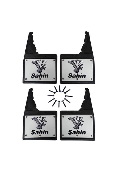 Yeni Dünya Tofaş Şahin-131 Şahin 4-Piece Riveted Front/Rear Mudguard Fender Dust Cover Tfs1rx003yd