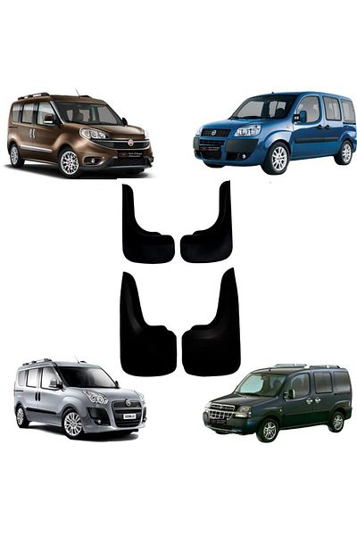 YeniDünyaOto Fiat Doblo Set of 4 - Mudguard, Fender and Dust Cover Fıa0bx021