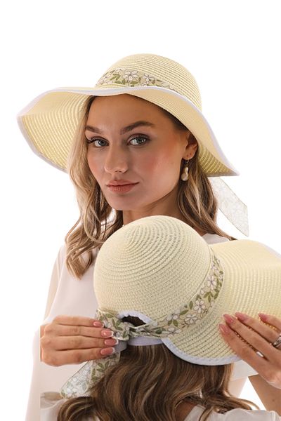 Ritagarcia Wicker Visor - Bow Design