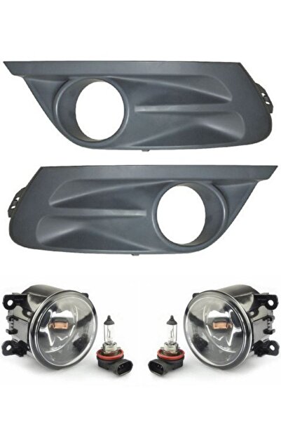AUTOMAXIPARTS Renault Fluence 2013 Sonrası Sis Farı Ve Sis Far Çerçevesi Takımı Sağ Sol (ampullü)