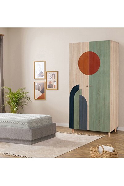 Uvi Collection Lidya 2 Kapaklı Gardırop 972 Sonomo
