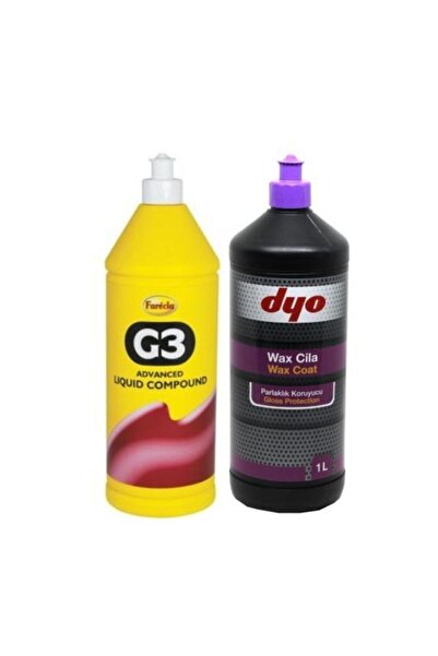 Dyo 1 Lt G3 Çizik Giderici Pasta + 1 Lt Wax Cila