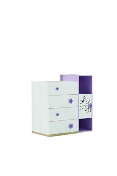 RENGARENK Little Star Aynalı Şifonyer