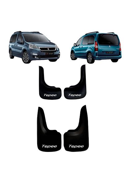 YeniDünyaOto Peugeot Partner Tepee 4-Piece Mudguard, Mudguard, Dust Cover Peu1bx017