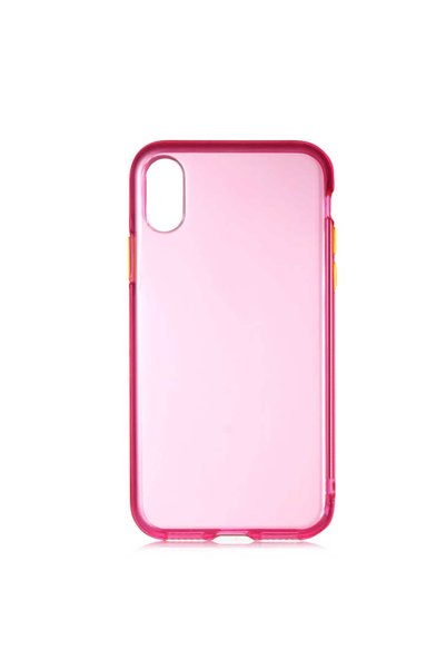 ZM STORE غطاء سيليكون متوافق مع هاتف Apple iPhone XS Max 6.5، ملون وشفاف