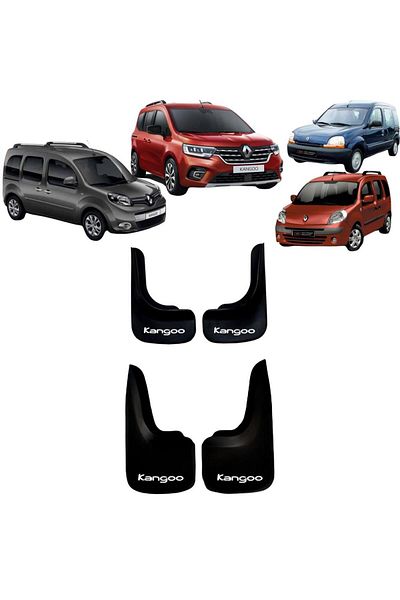 YeniDünyaOto Renault Kangoo 4-Piece Mudguard, Mudguard, Dust Cover Ren1bx027