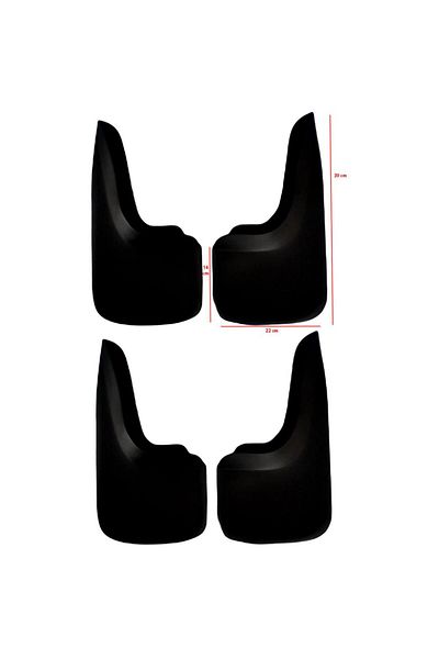 YeniDünyaOto Renault Master Set of 4 - Mudguard, Fender and Dust Cover Ren0bx030