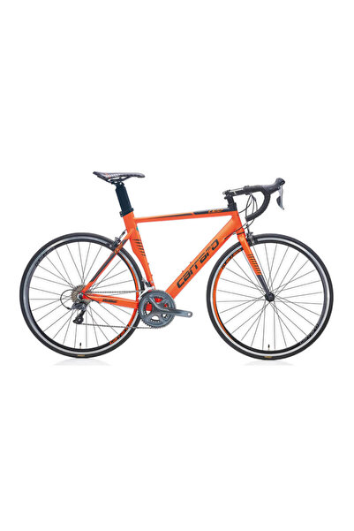 Carraro Race 022 28 jant Yol & Yarış Bisikleti (Metalik Turuncu Siyah Beyaz) ...
