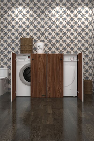 Kenzlife Çamaşır&Kurutma&Bulaşık Makinesi Dolabı Tatyanakare Cvz 90*140*60 Ka...
