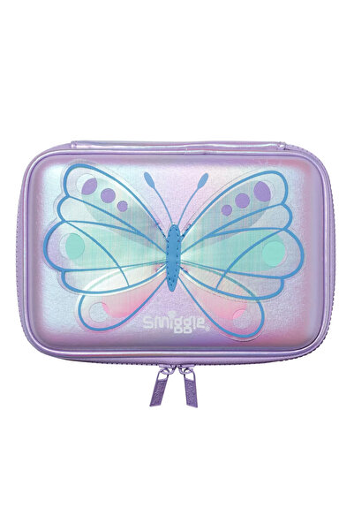 Dinossi Smiggle - مقلمة فراشة صلبة من فلاتر