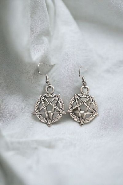 Carpe Pentegram Earrings