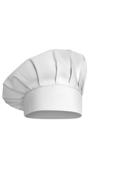 KOSTÜMCE Bebek Aşçı Şapkası Beyaz