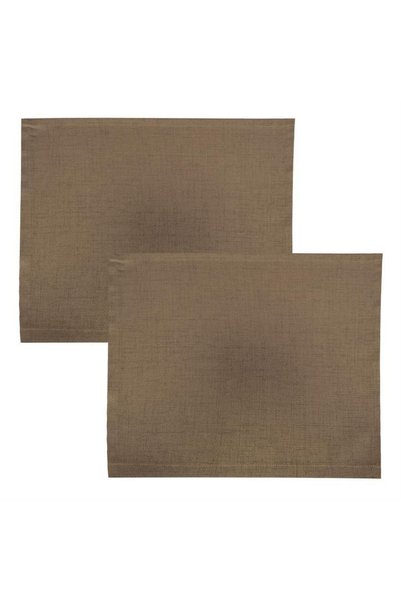 GOCCIA HOME Set de 2 design special, cu două fețe, lucios și mat, maro de ser...