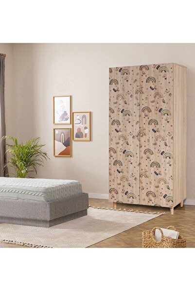Uvi Collection Lidya 2 Kapaklı Gardırop 982 Sonomo