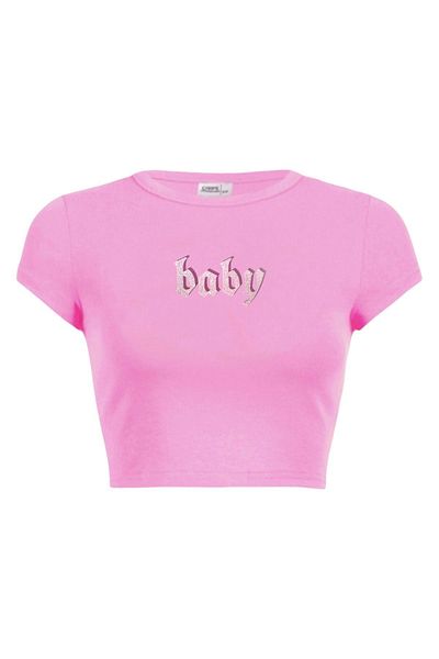 Carpe Pink Baby Crop