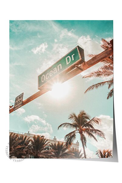 Postifull Poster fără cadru, pictură cu tematică de vară NR:21, fotografie Oc...